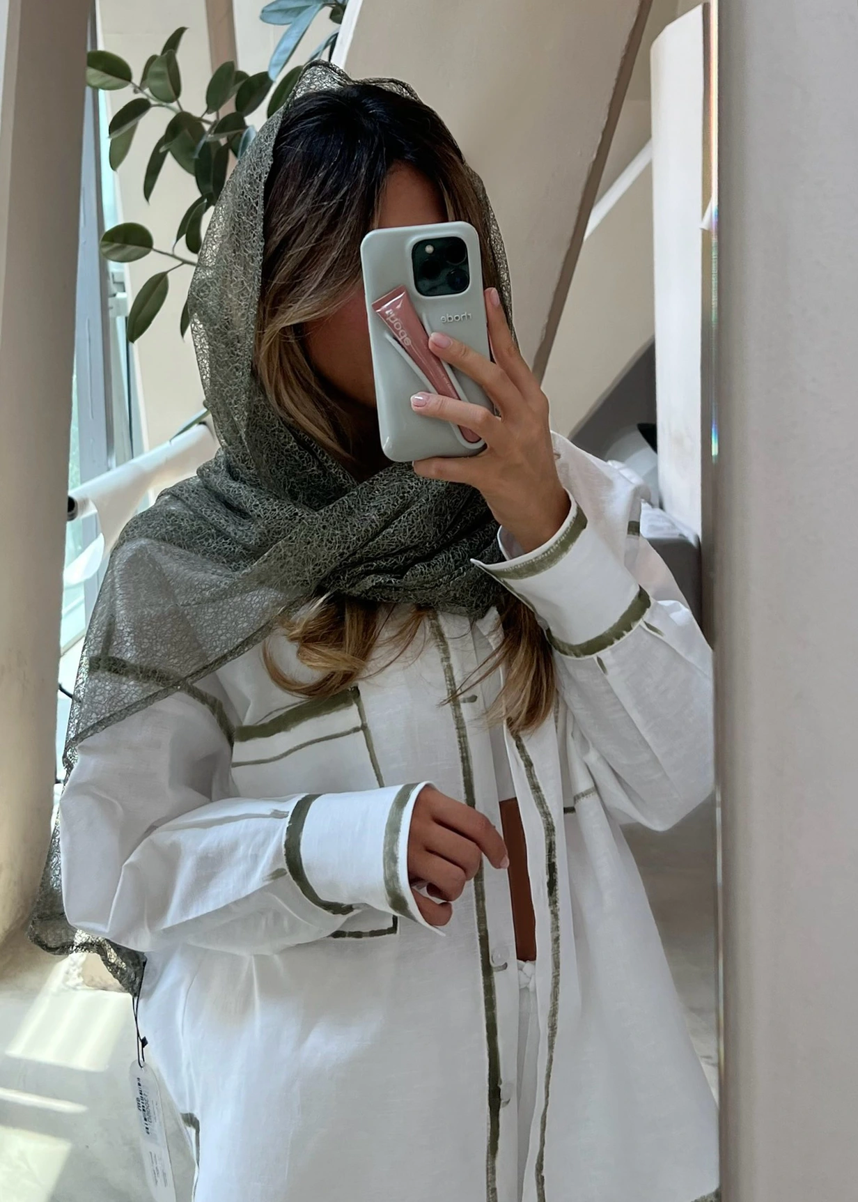 شال موریس سبز