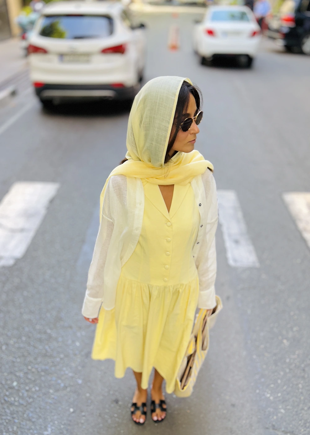 شال آنژه زرد