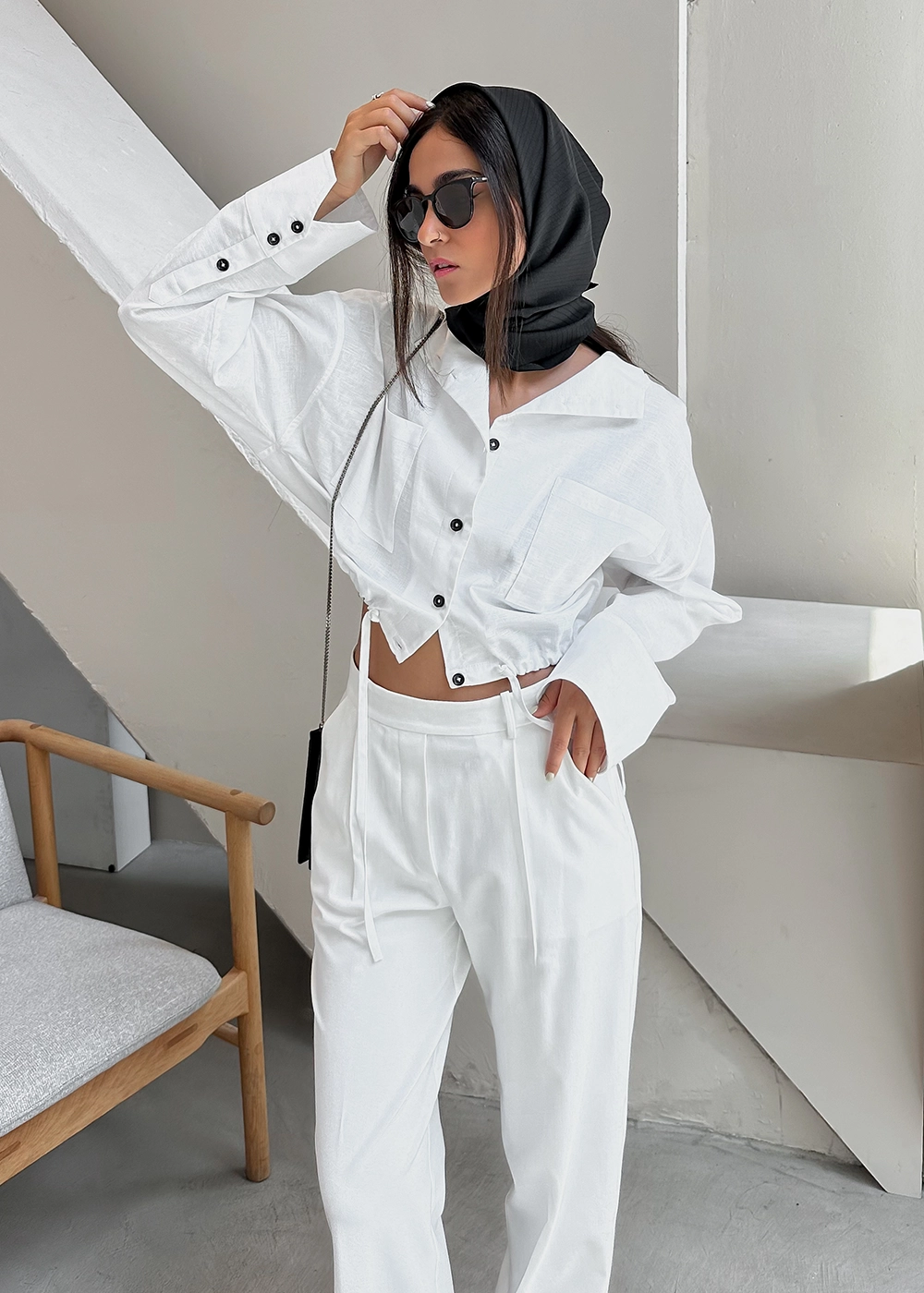 شومیز هایا سفید