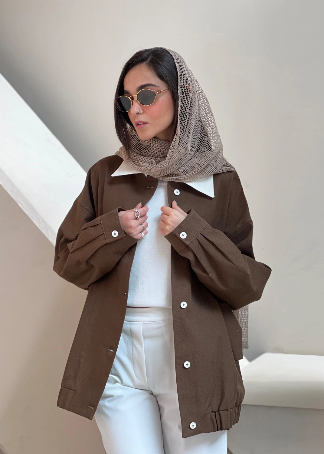 کت نیس قهوه‌ای