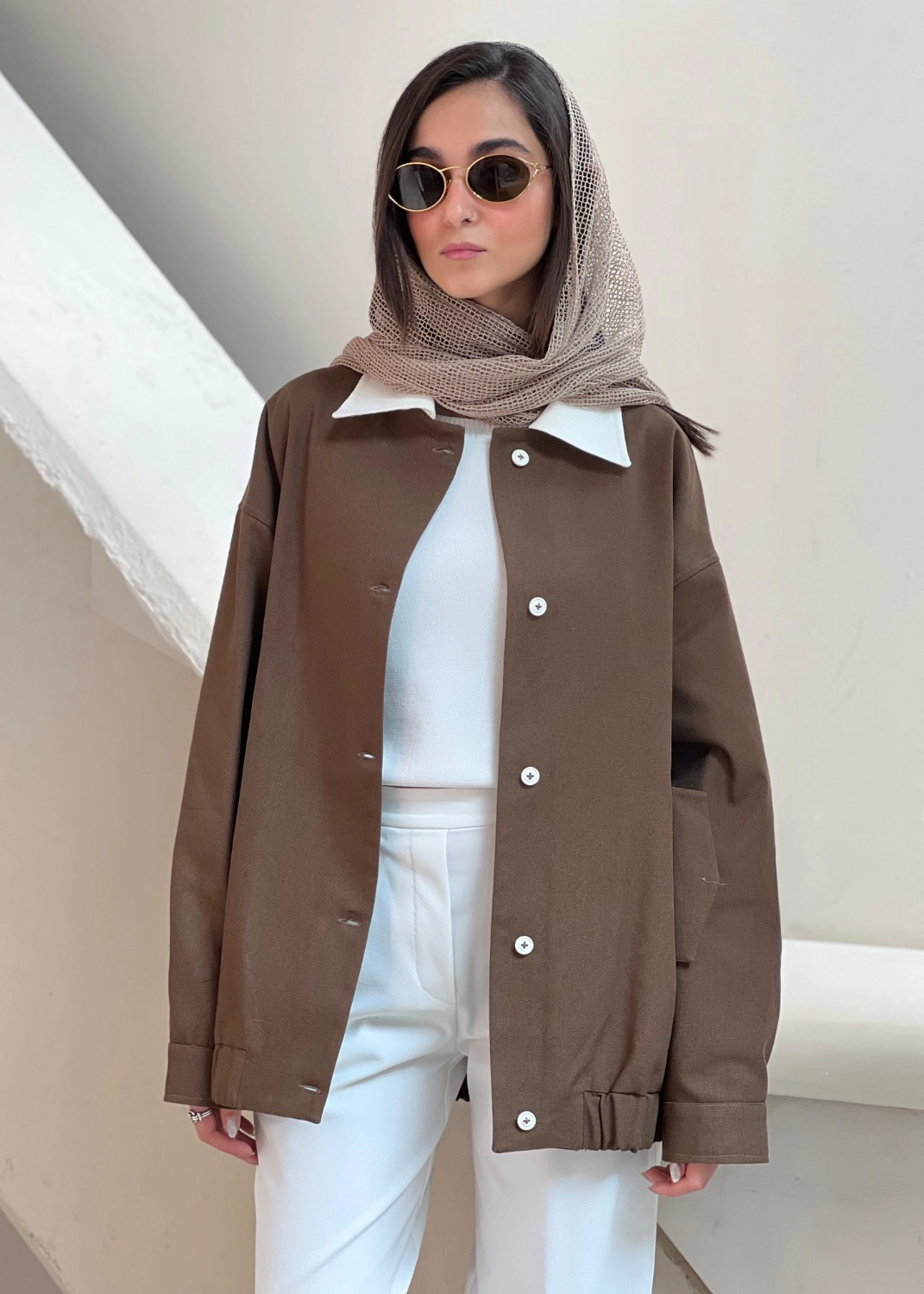 کت نیس قهوه‌ای