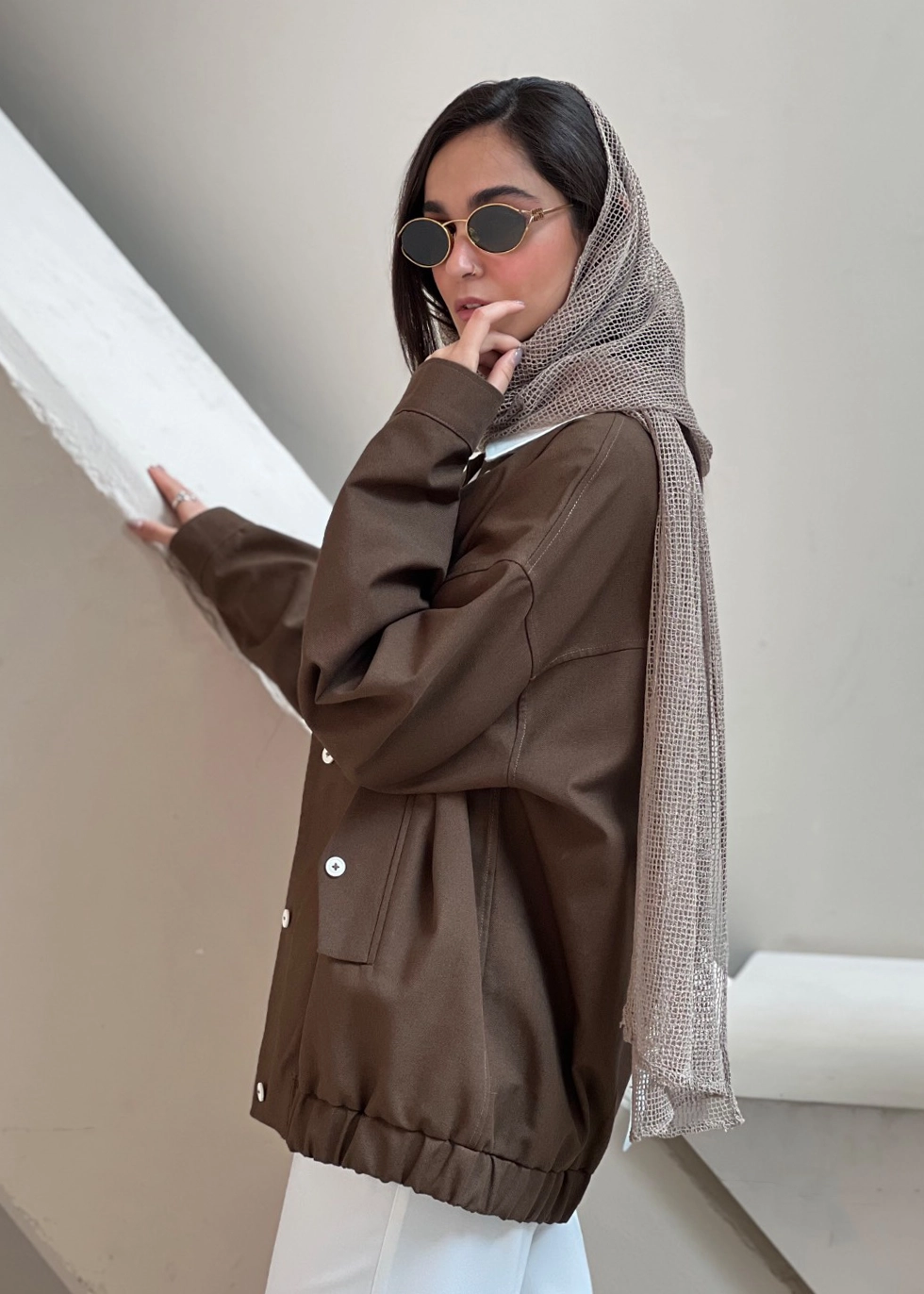 کت نیس قهوه‌ای