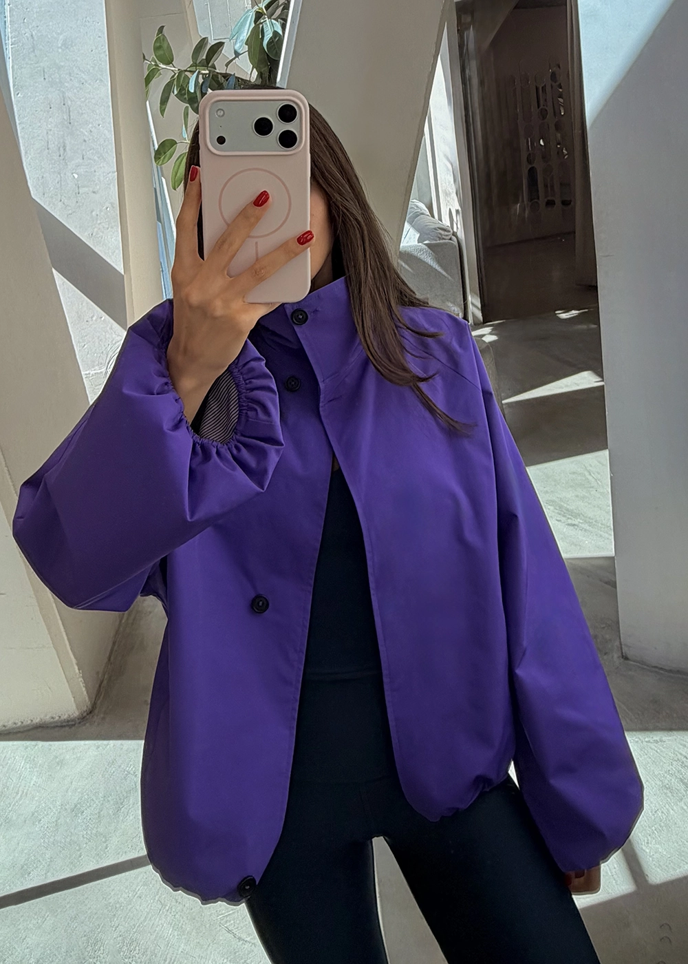 جکت دیا بنفش